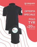 Polo TYR (ANPAS) M/C - PIQUET VISIBILITY - Nero / Nero
