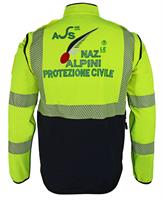 Giubbino ALPINE - TESSILSTRECH Microripstop - Giallo HV / Blu n