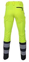 Pantalone ALPINE - TESSILSTRECH Microripstop - Giallo HV / Blu n