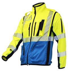 Giubbino DYA - BARGYSTRETCH Ripstop - Giallo HV / Ciano