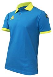 Polo DYA - PIQUET VISIBILITY - Ciano / Giallo HV