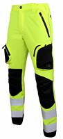 Pantalone SFER - TESSILSTRETCH Microripstop - Giallo HV / Nero