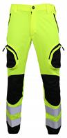 Pantalone SFER - TESSILSTRETCH Microripstop - Giallo HV / Nero