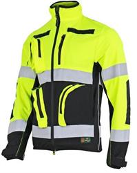 Giubbino SFER - TESSILSTRETCH Microripstop - Giallo HV / Nero