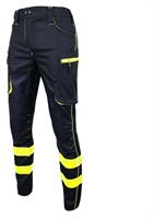 Pantalone SPY - BARGYSTRETCH Ripstop - Blu Notte / Giallo HV