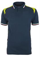 Polo M/C PROXY - PIQUET QUET - Blu Notte / Giallo HV