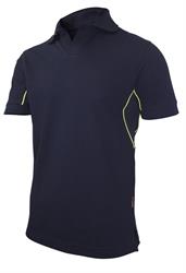 Polo M/C ORTY - PIQUET QUET - Blu Notte / Blu Notte