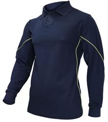 Polo M/L NORRIS - PIQUET QUET - Blu Notte
