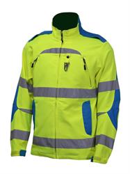 Giubbino MAV - BARGYSTRETCH Ripstop - Giallo HV / Ciano