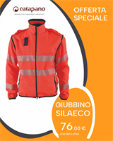 Giubbino SILAECO - BARGYSTRETCH - Rosso HV / Nero