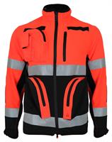 Giubbino SFER - TESSILSTRETCH Microripstop Rosso HV / Nero