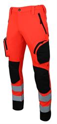 Pantalone SFER - TESSILSTRETCH Microripstop Rosso HV / Nero