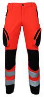 Pantalone SFER - TESSILSTRETCH Microripstop Rosso HV / Nero