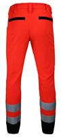 Pantalone SFER - TESSILSTRETCH Microripstop Rosso HV / Nero
