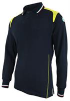 Polo M/L PROXY - PIQUET QUET - Blu Notte / Giallo HV