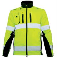 Giubbino ISTY - BARGYSTRETCH Ripstop - Giallo HV / Blu Notte