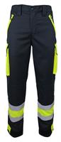 Pantalone SERIL - BARGYSTRETCH Ripstop - Blu Notte / Giallo