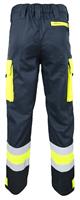 Pantalone SERIL - BARGYSTRETCH Ripstop - Blu Notte / Giallo