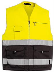 Gilet KILIAN - COMFORTLIGHT - Giallo HV / Blu Navy