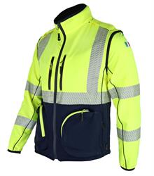 Giubbino BARD -CUBESTRETCH 2.0 Microripstop-Giallo HV /Blu Notte