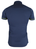 Polo M/C KEN - PIQUET VISIBILY - Blu Notte / Giallo HV