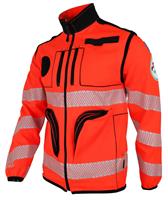 Giubbino SKAT - CUBESTRETCH 2.0  Microripstop - Rosso HV / Nero