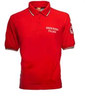 Polo M/C MULTIFUNZIONE CROCE ROSSA - Rosso