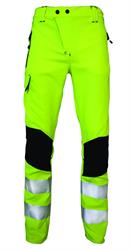 Pantalone BOLZA - BARGYSTRETCH - Giallo HV / Nero