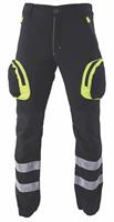 Pantalone ALYA - TESSILSTRECH Microripstop - Nero / Giallo