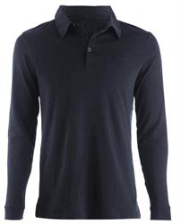 Polo ATAY M/L - Piquet FILY - Blu Navy