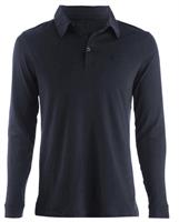 Polo ATAY M/L - Piquet FILY - Blu Navy