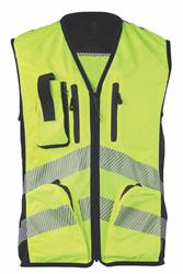 Gilet GIN  - TRILIGHT - Giallo HV / Blu Notte