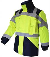 Giaccone MILS PT - DECA2L-PU - Giallo HV / Blu Navy