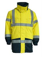Giaccone GABE PF - DECA2L-PU - Giallo HV / Blu Navy