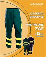 Pantalone ZAF PT - BARRAGE - Verde Bottiglia / Giallo HV